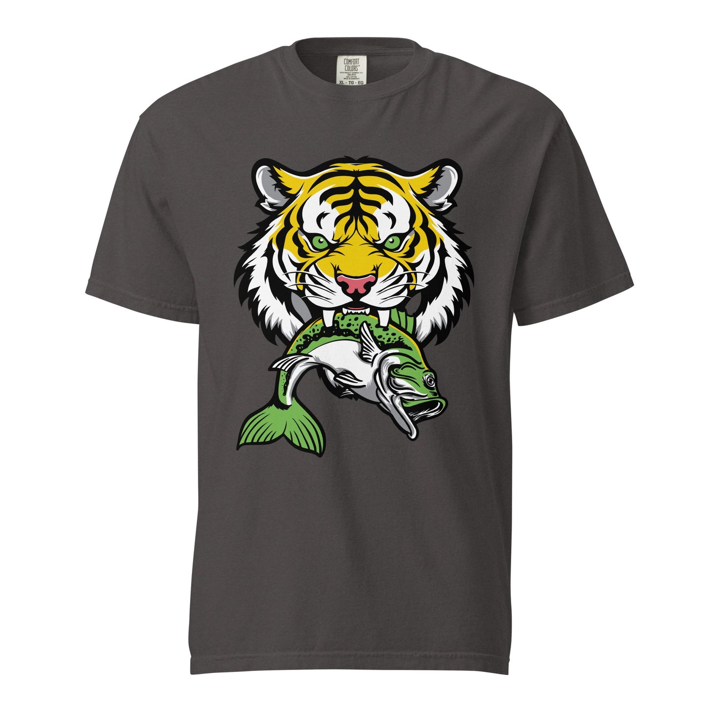 Signature | Comfort Colors T-Shirt | DeKalb Fishing Team | Mascot Logo