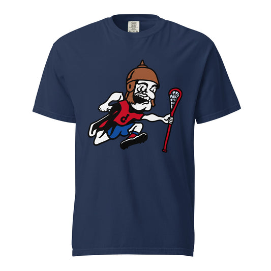 Signature | Comfort Colors T-Shirt | Detroit Lacrosse | Crest Logo
