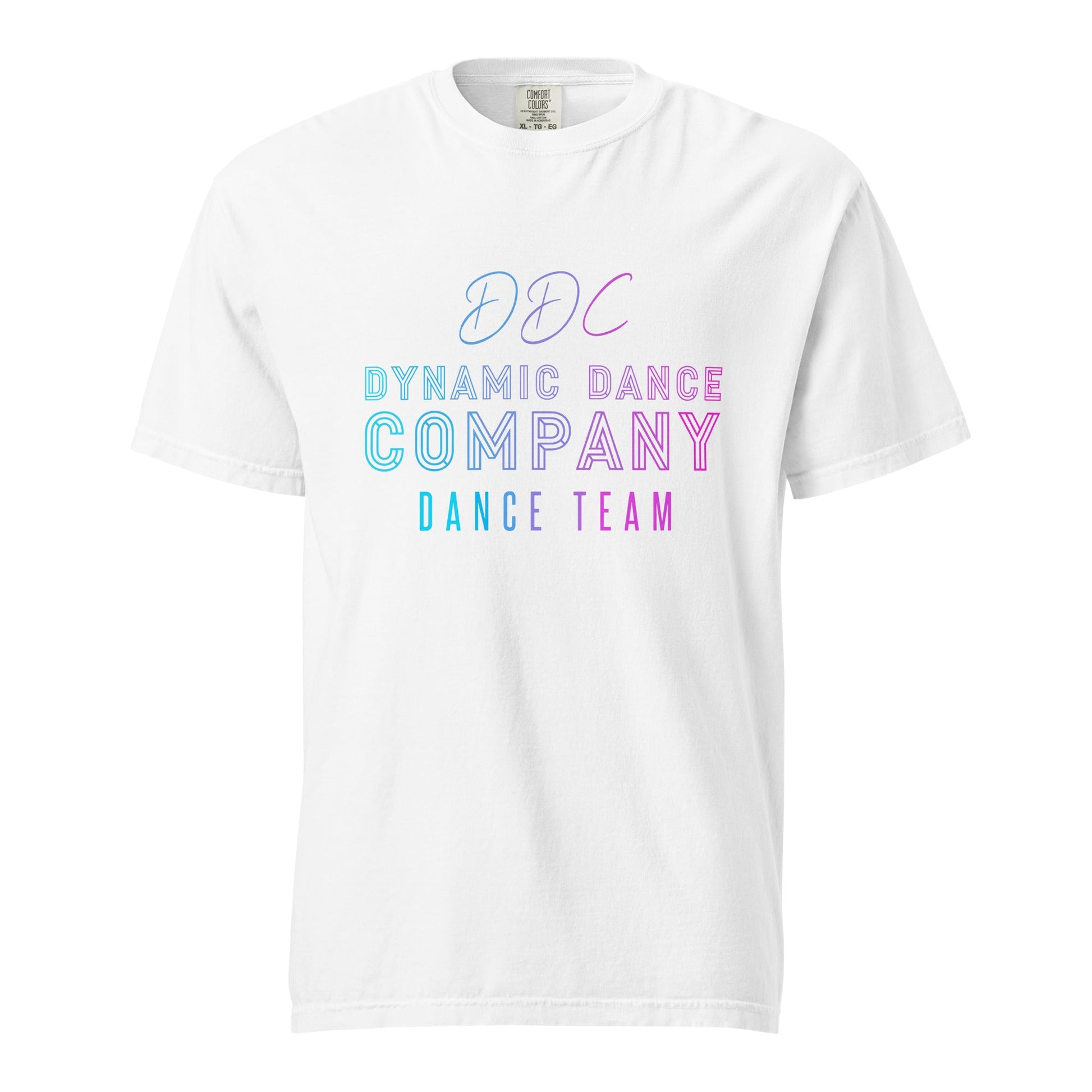 Signature | Comfort Colors T-Shirt | Dynamic Dance Company | Damce Team Logo
