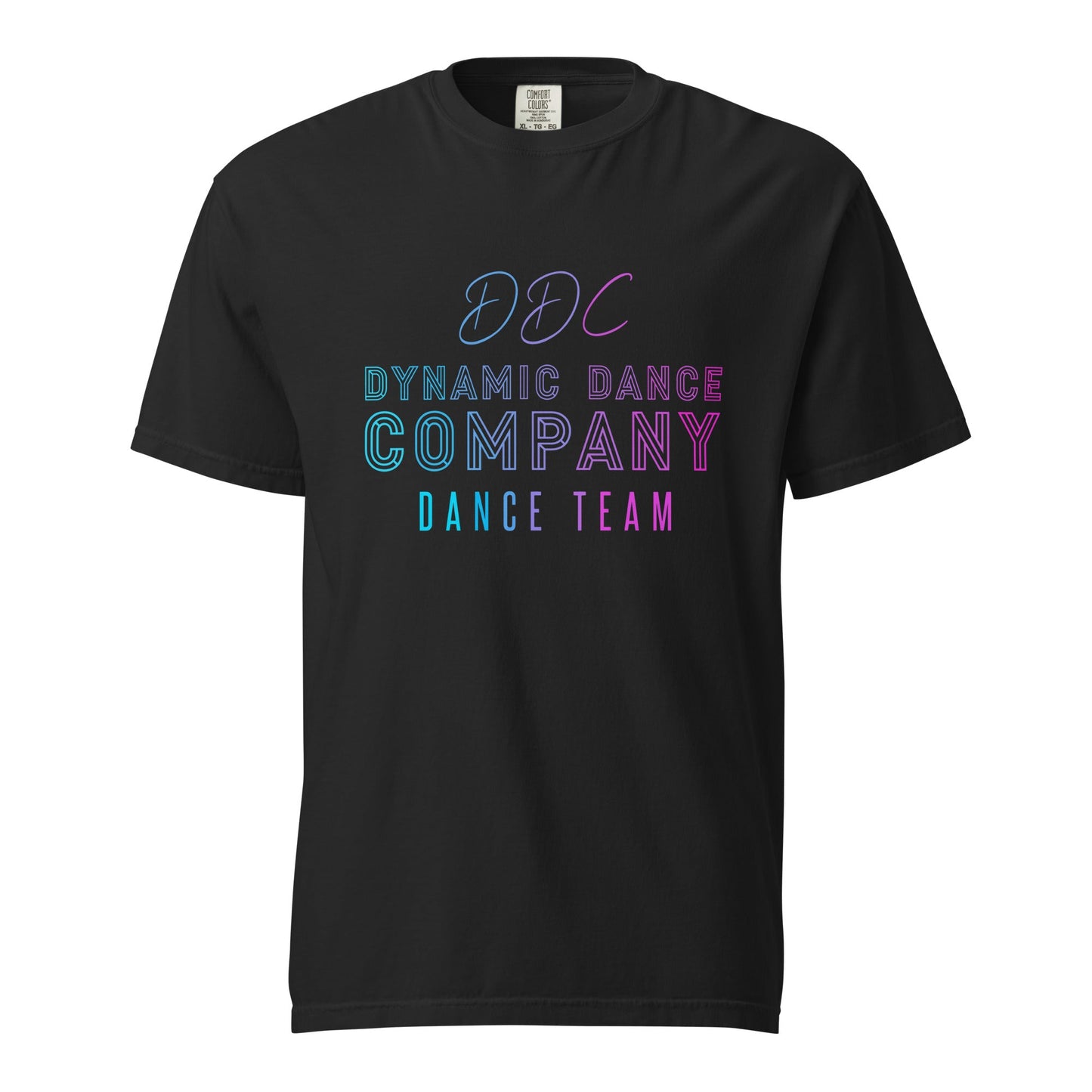 Signature | Comfort Colors T-Shirt | Dynamic Dance Company | Damce Team Logo