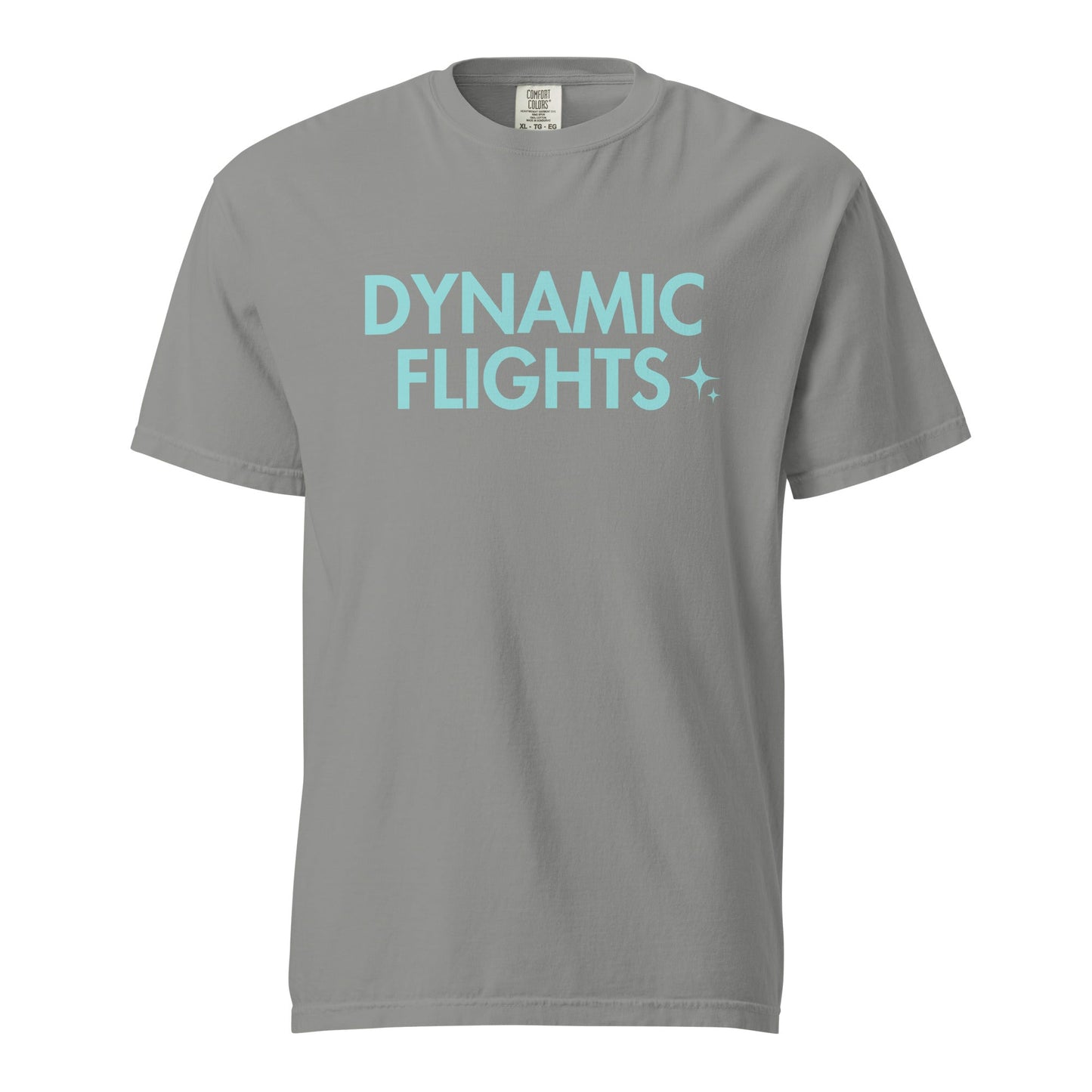 Signature | Comfort Colors T-Shirt | Dynamic Flights Gymnastics | Alt Logo 2