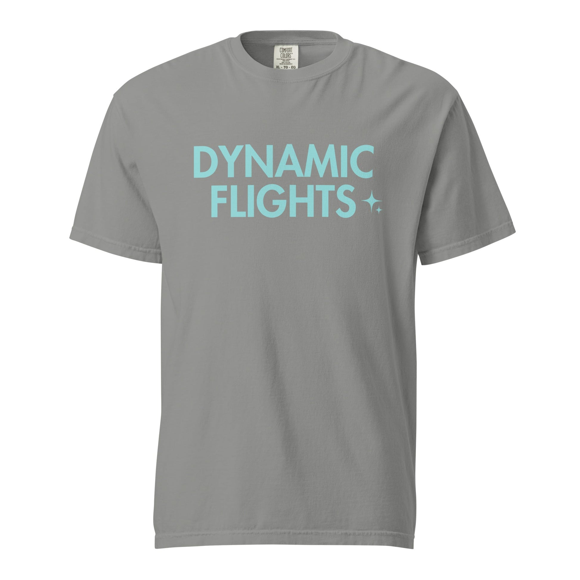 Signature | Comfort Colors T-Shirt | Dynamic Flights Gymnastics | Alt Logo 2