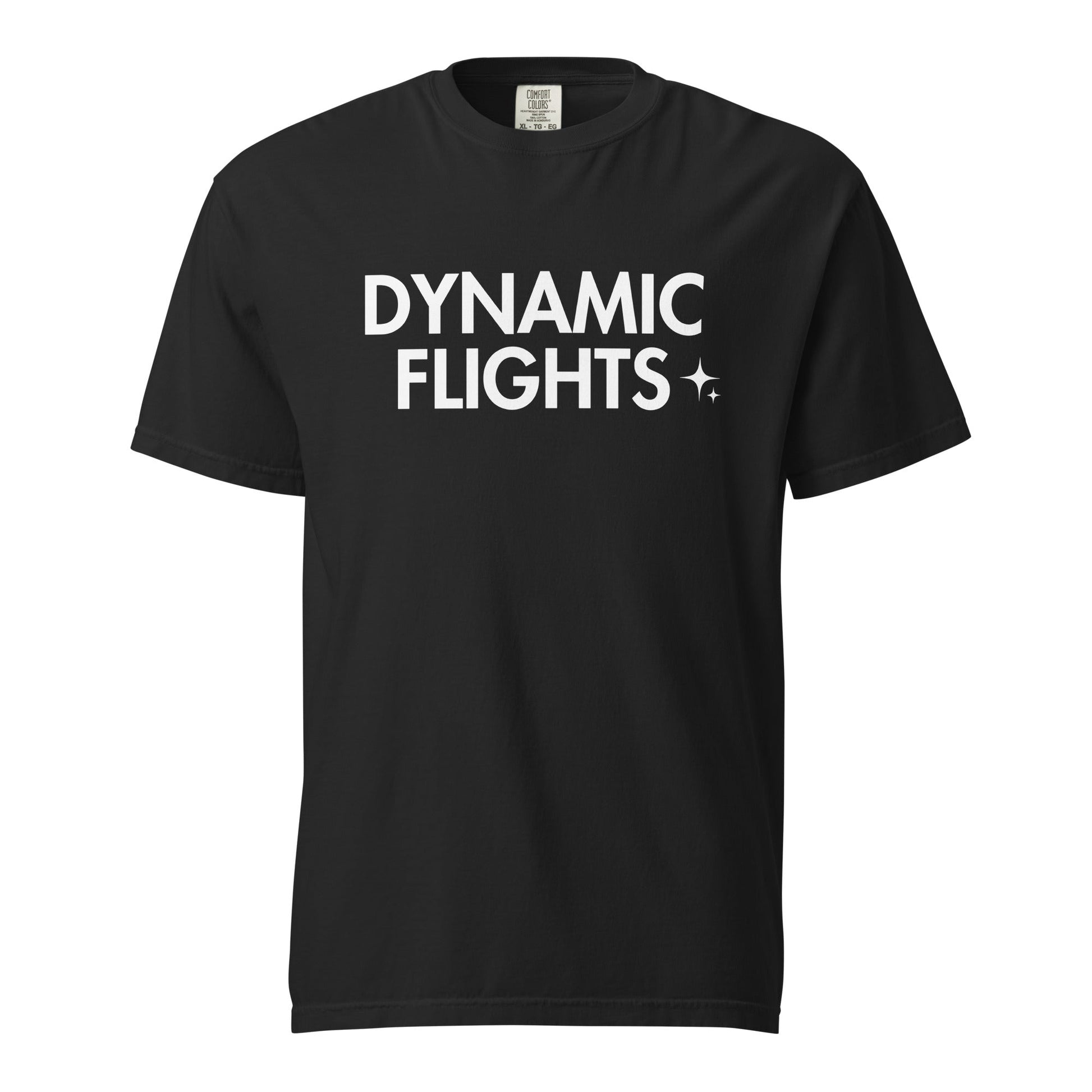 Signature | Comfort Colors T-Shirt | Dynamic Flights Gymnastics | Alt Logo