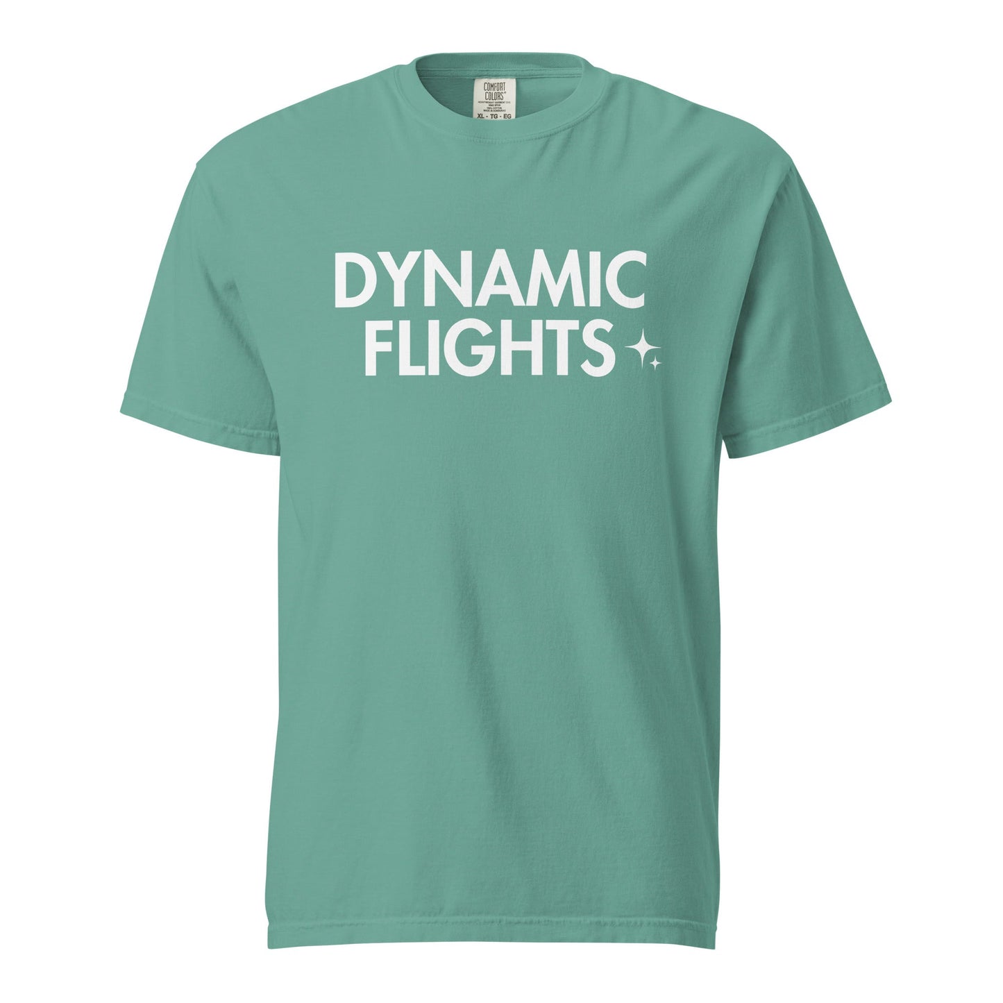 Signature | Comfort Colors T-Shirt | Dynamic Flights Gymnastics | Alt Logo