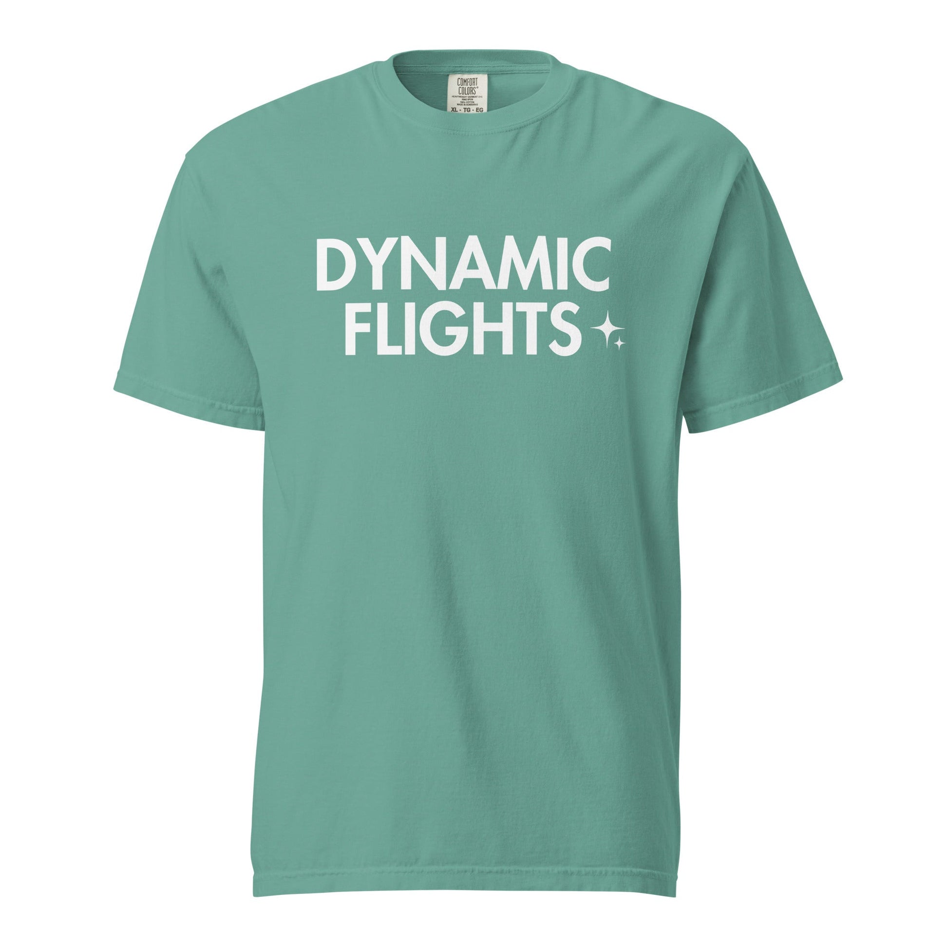 Signature | Comfort Colors T-Shirt | Dynamic Flights Gymnastics | Alt Logo