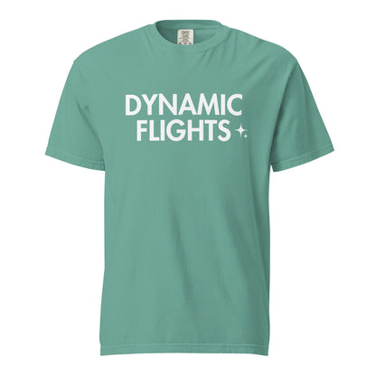 Signature | Comfort Colors T-Shirt | Dynamic Flights Gymnastics | Alt Logo