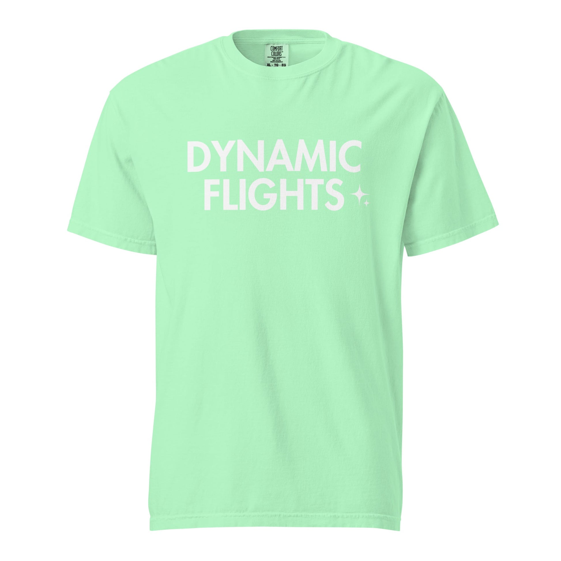 Signature | Comfort Colors T-Shirt | Dynamic Flights Gymnastics | Alt Logo