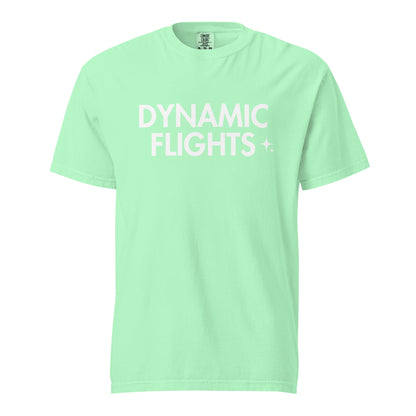 Signature | Comfort Colors T-Shirt | Dynamic Flights Gymnastics | Alt Logo