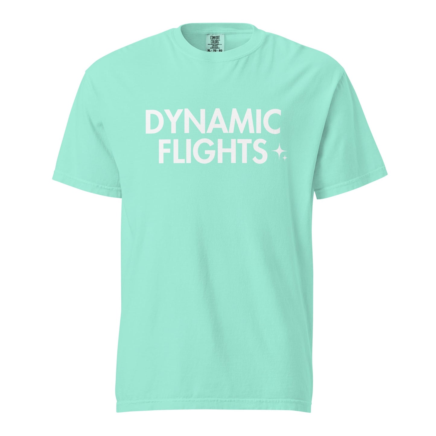 Signature | Comfort Colors T-Shirt | Dynamic Flights Gymnastics | Alt Logo