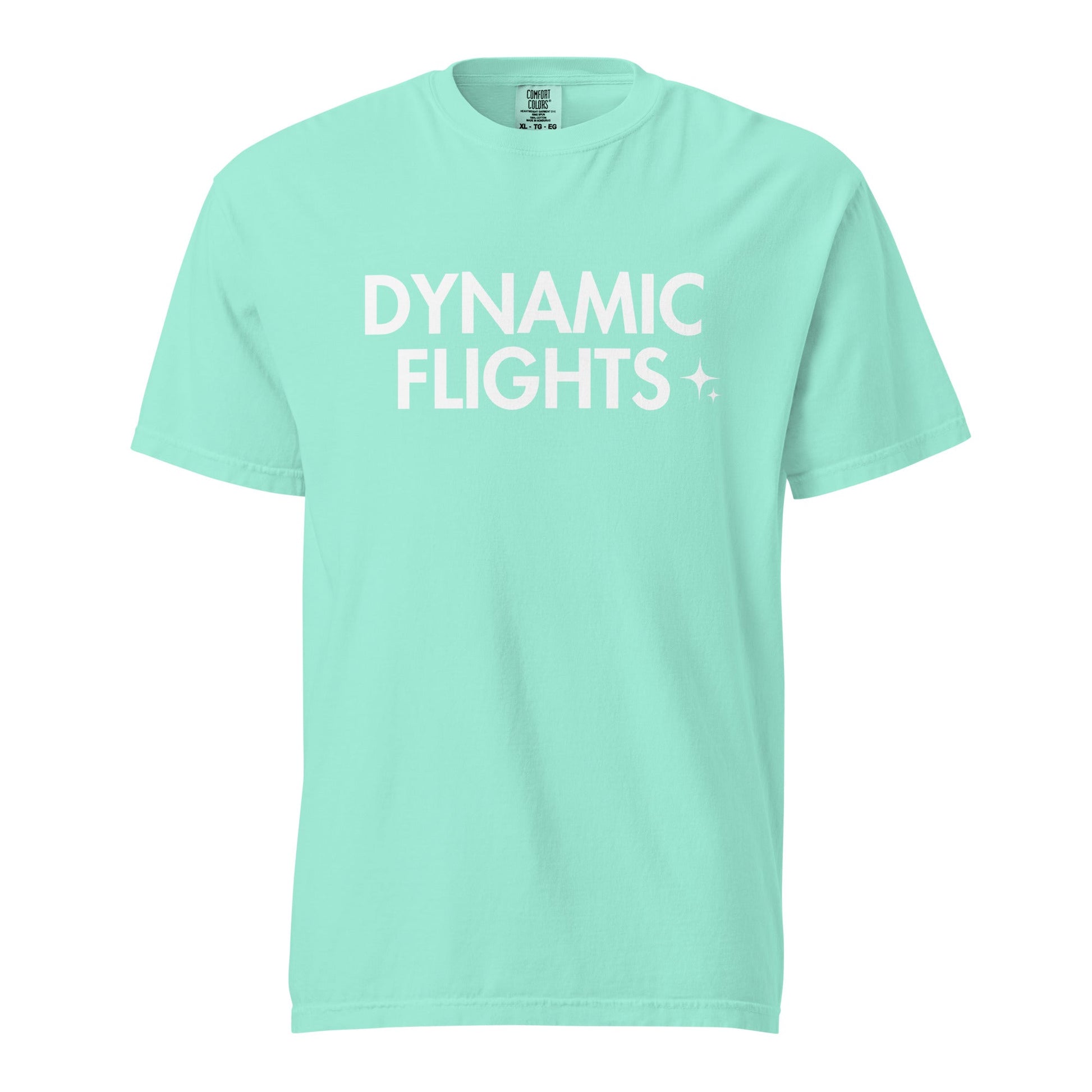 Signature | Comfort Colors T-Shirt | Dynamic Flights Gymnastics | Alt Logo