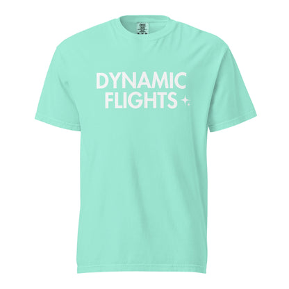 Signature | Comfort Colors T-Shirt | Dynamic Flights Gymnastics | Alt Logo
