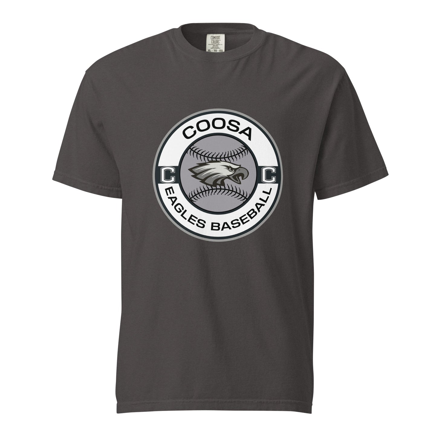 Signature | Comfort Colors T-Shirt | Eagles Baseball | Badge Logo