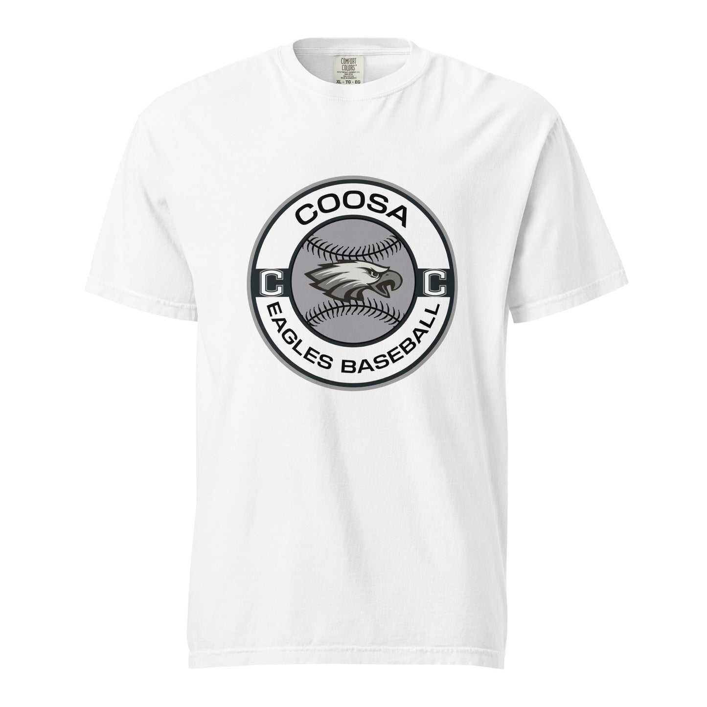Signature | Comfort Colors T-Shirt | Eagles Baseball | Badge Logo