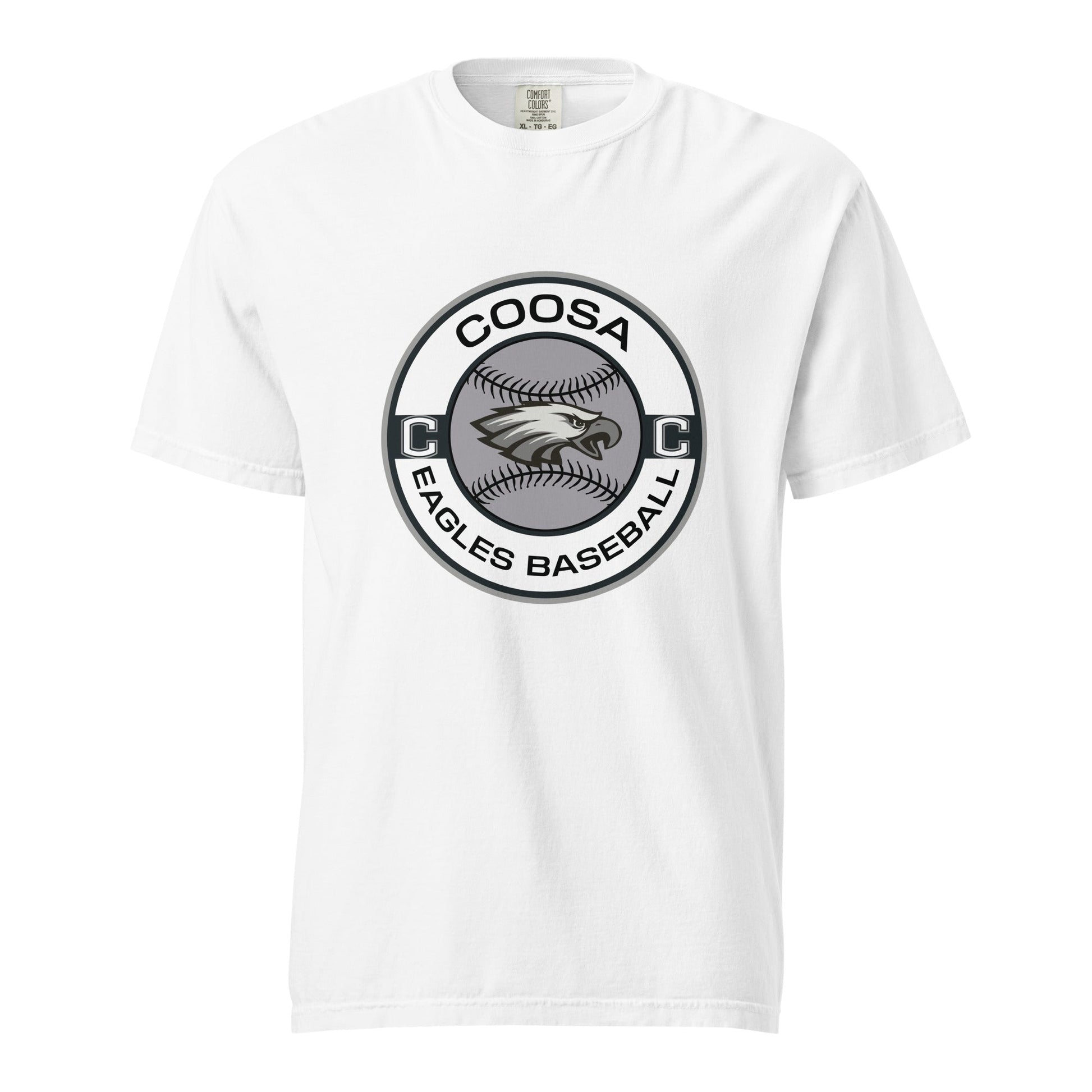 Signature | Comfort Colors T-Shirt | Eagles Baseball | Badge Logo