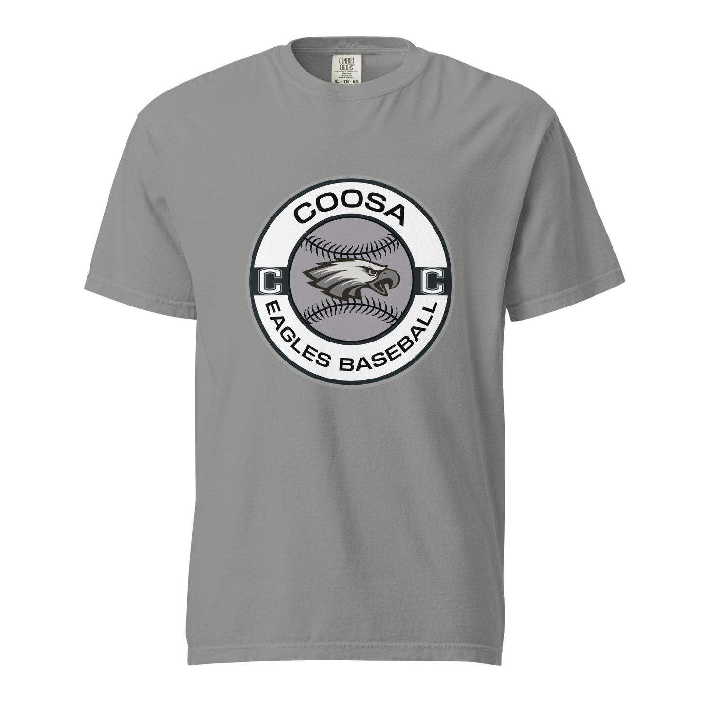 Signature | Comfort Colors T-Shirt | Eagles Baseball | Badge Logo
