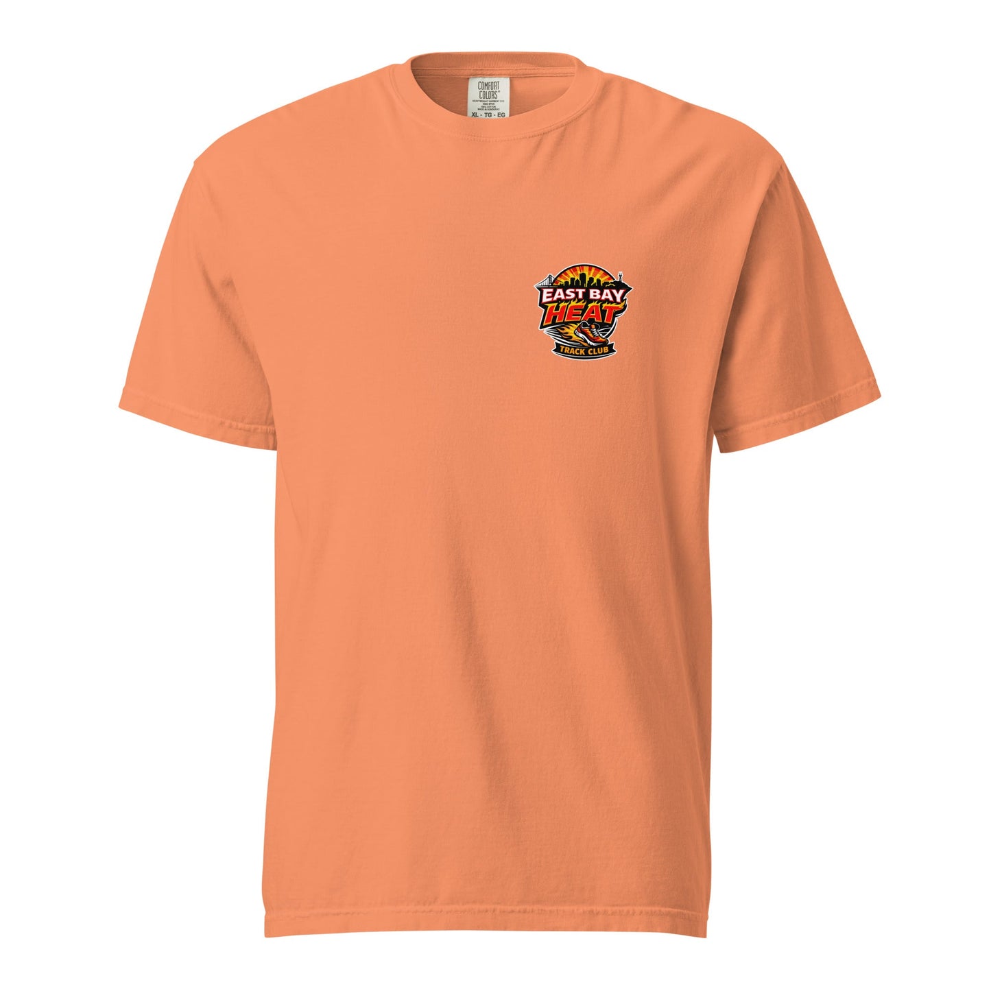 Signature | Comfort Colors T-Shirt | East Bay Heat Track Club | Alt Logo