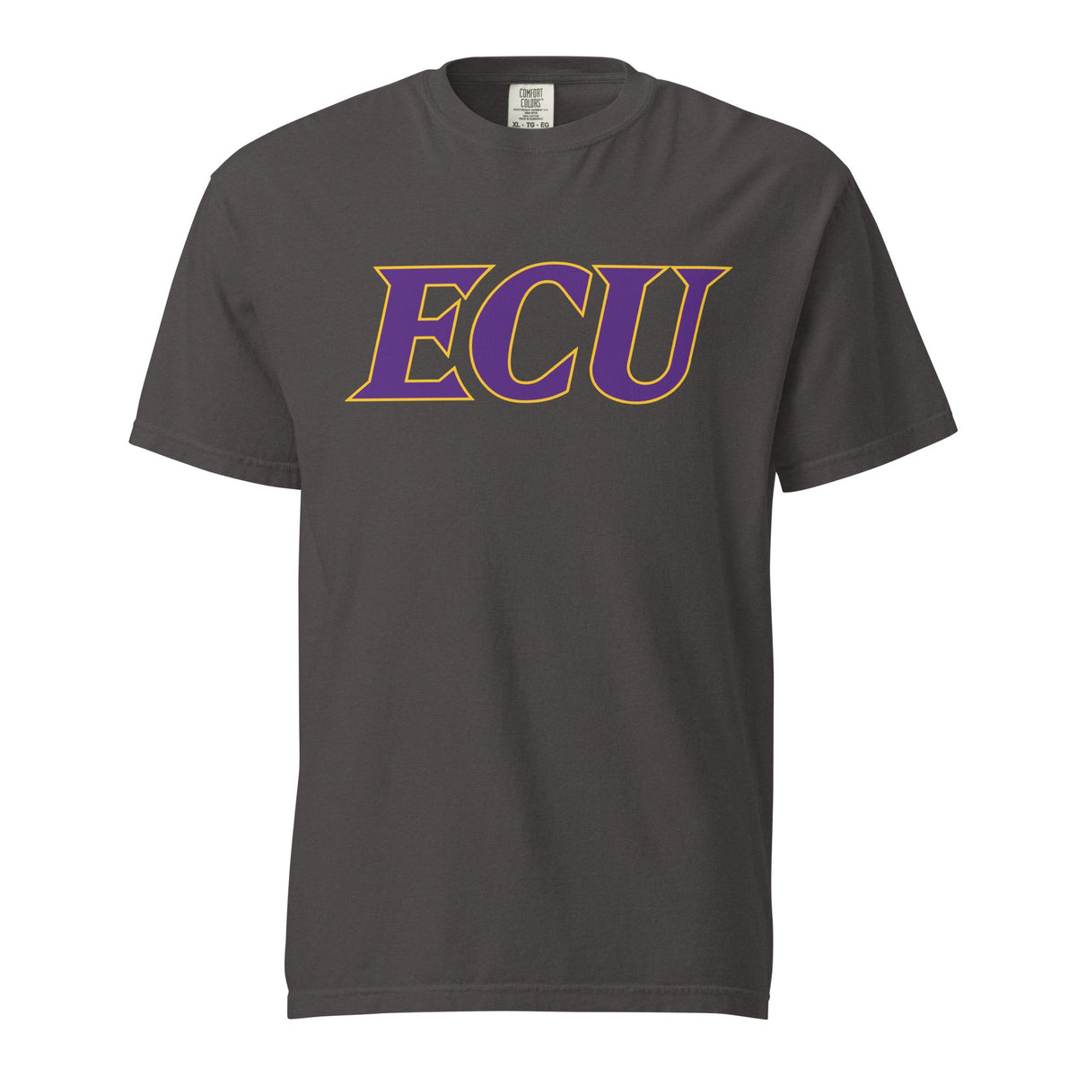 Signature | Comfort Colors T-Shirt | ECU Club Womens Lacrosse | Crest Logo