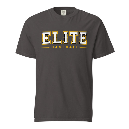 Signature | Comfort Colors T-Shirt | Elite Baseball | Vanguard Logo
