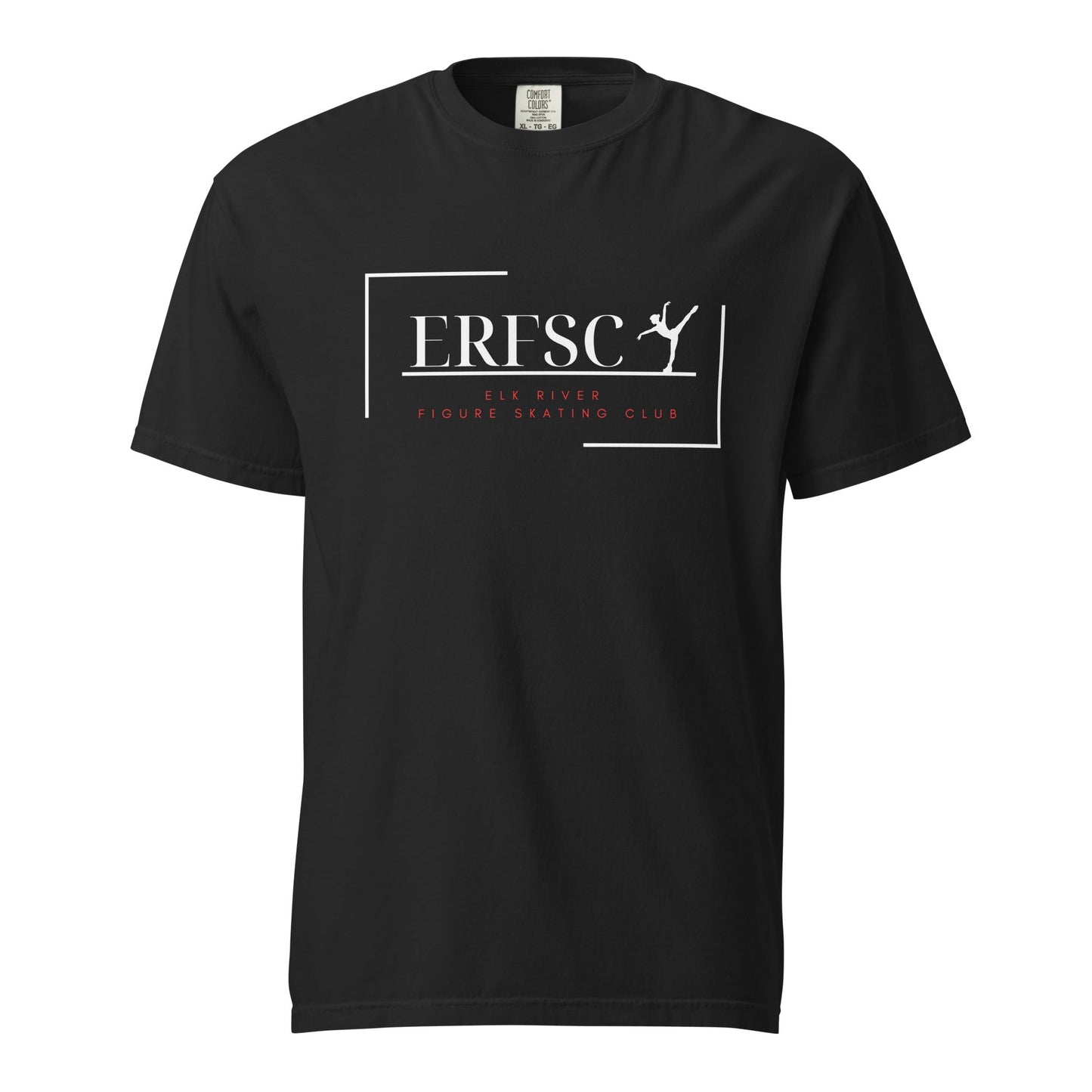 Signature | Comfort Colors T-Shirt | Elk River Figure Skating Club | Alt Logo 1