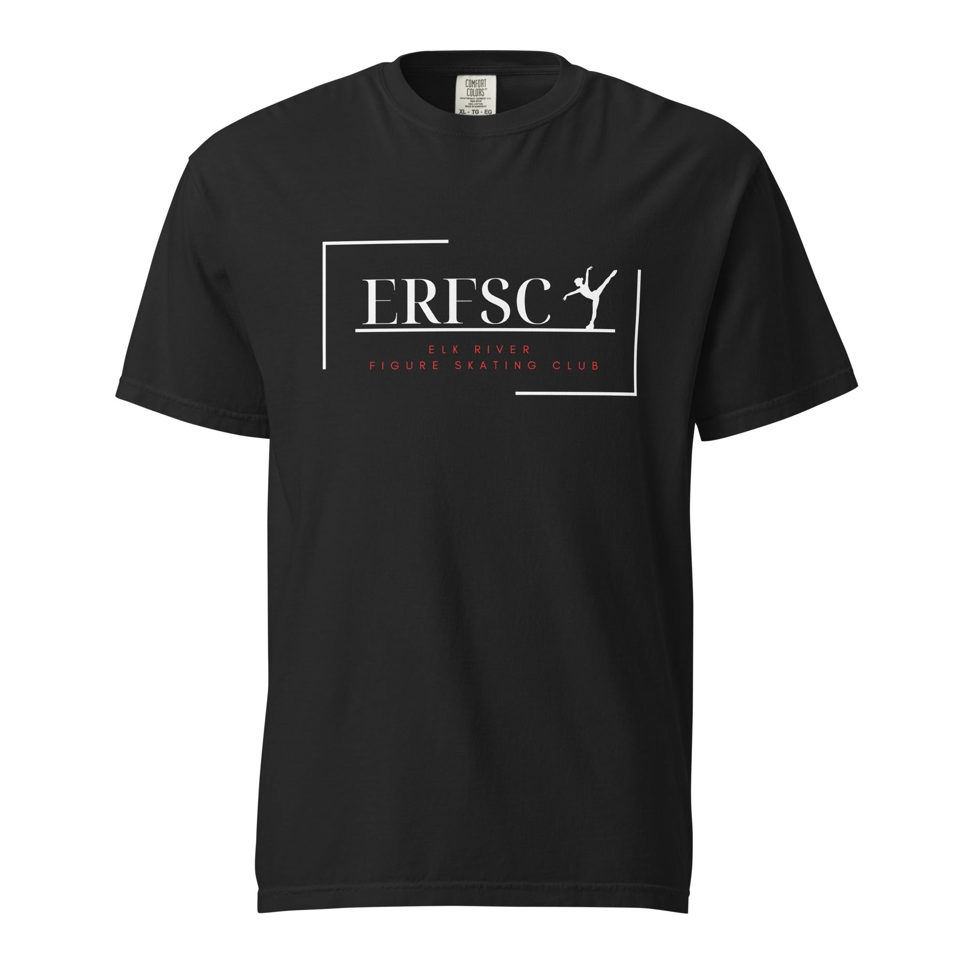 Signature | Comfort Colors T-Shirt | Elk River Figure Skating Club | Alt Logo 1