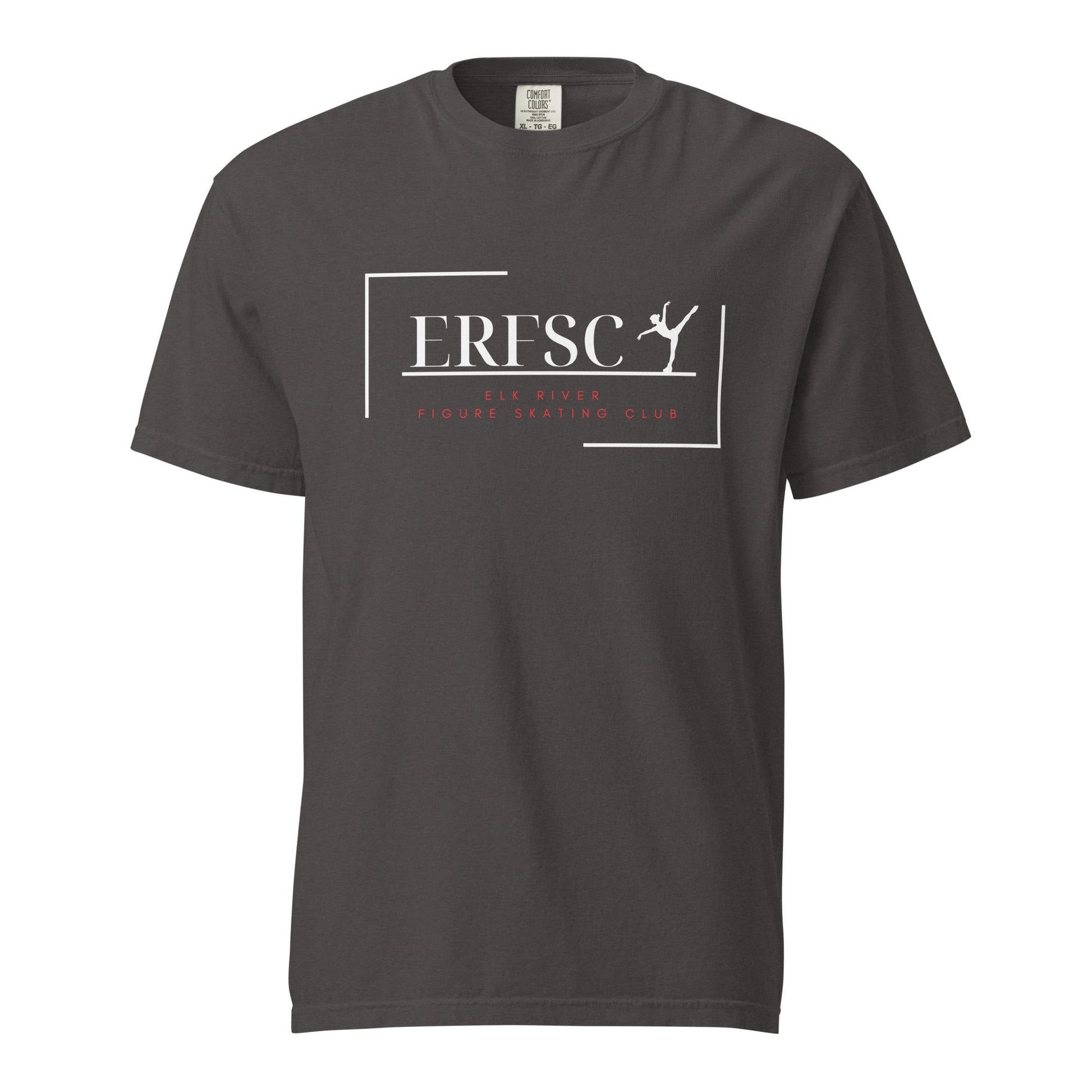 Signature | Comfort Colors T-Shirt | Elk River Figure Skating Club | Alt Logo 1