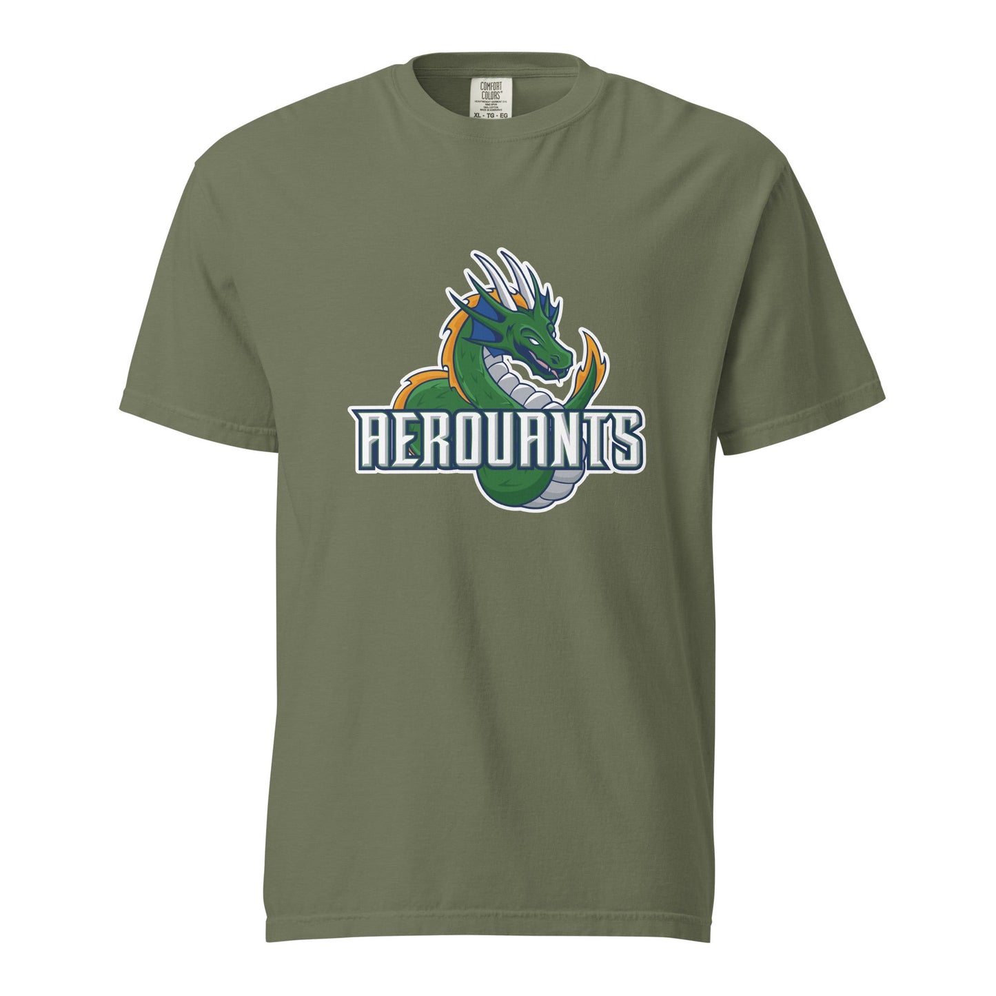 Signature | Comfort Colors T-Shirt | Emerald High School Baseball | Dragon Logo