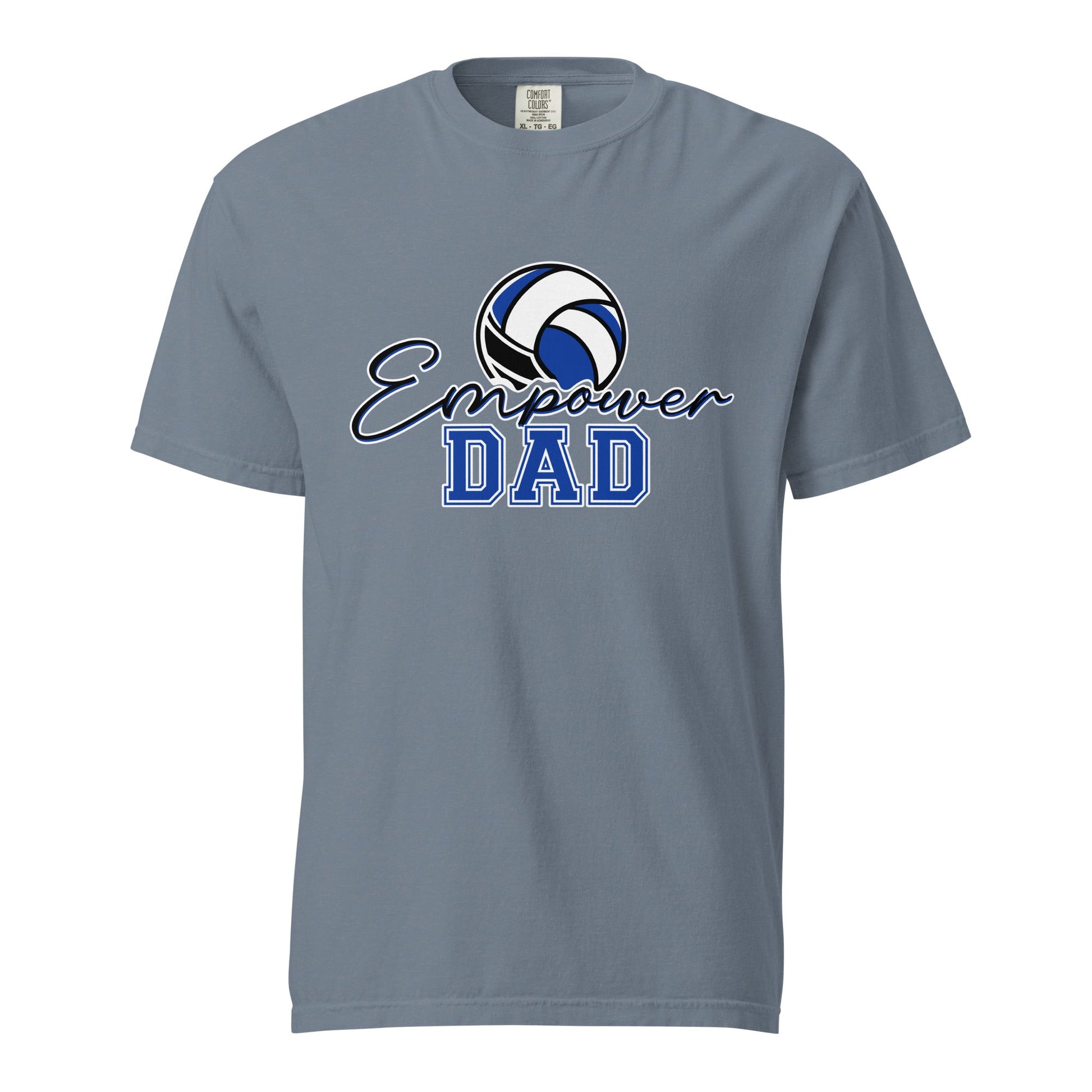 Signature | Comfort Colors T-Shirt | Empower Volleyball Club | Dad Crest Logo