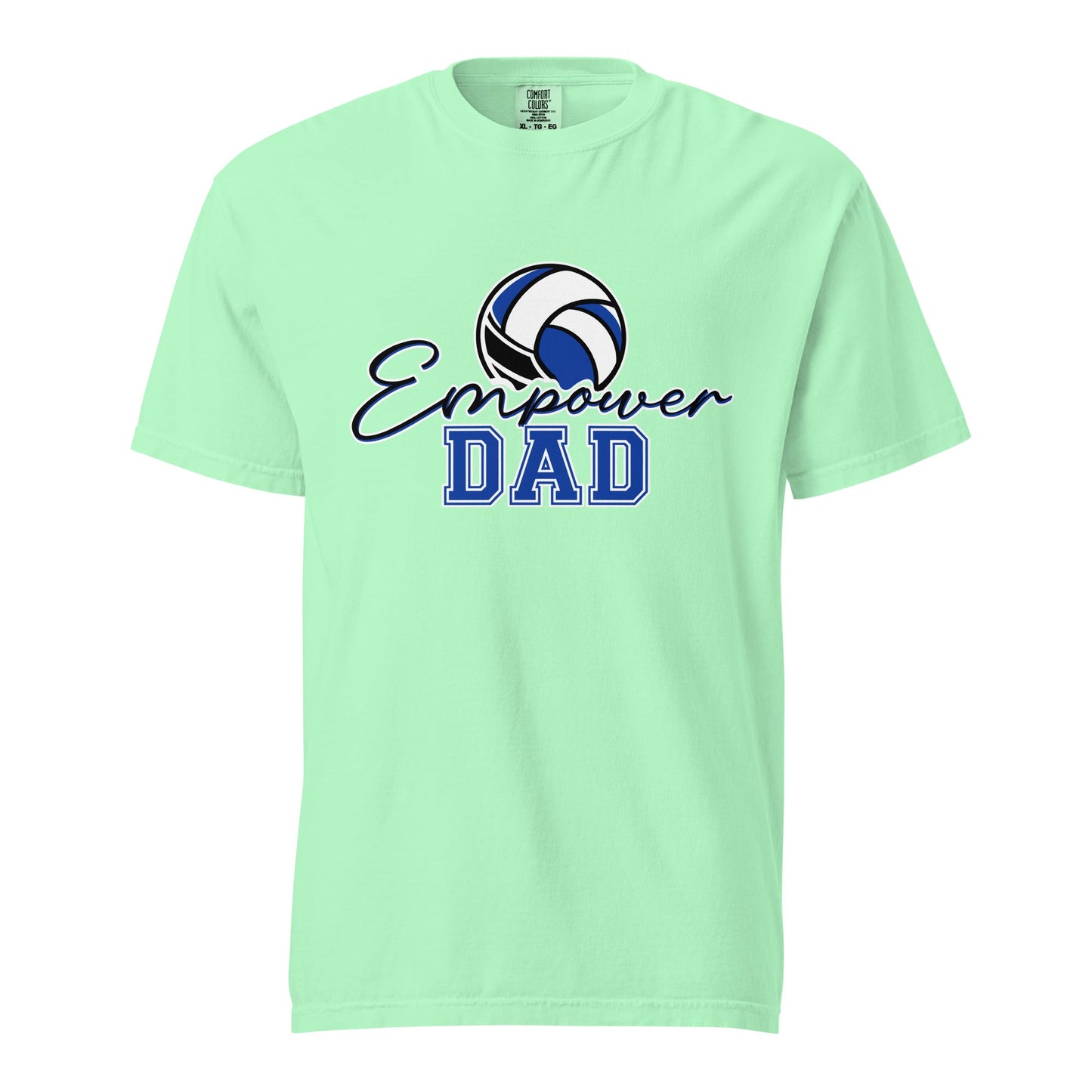 Signature | Comfort Colors T-Shirt | Empower Volleyball Club | Dad Crest Logo