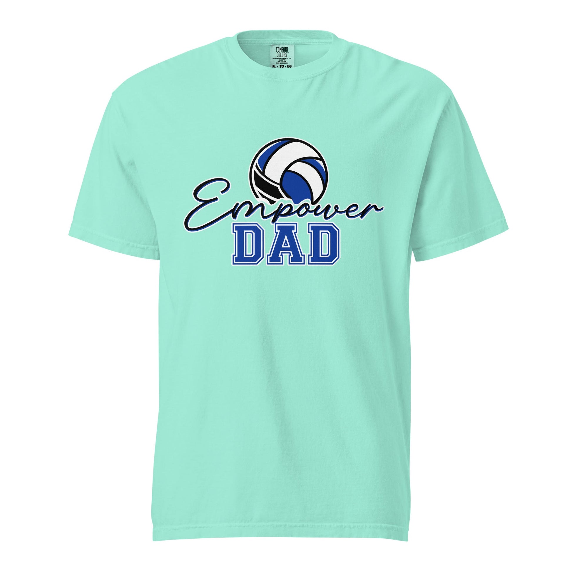 Signature | Comfort Colors T-Shirt | Empower Volleyball Club | Dad Crest Logo