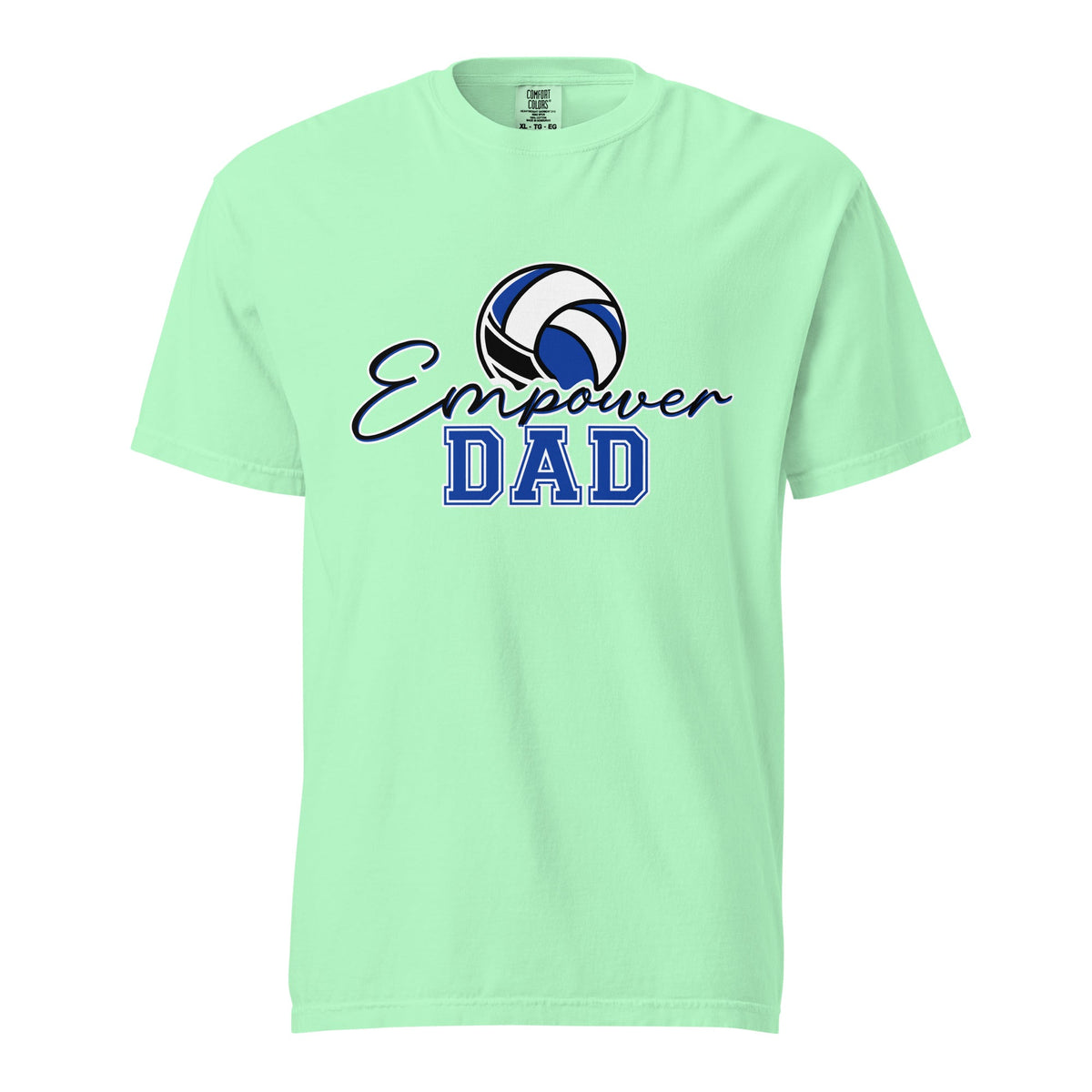 Signature | Comfort Colors T-Shirt | Empower Volleyball Club | Dad Crest Logo