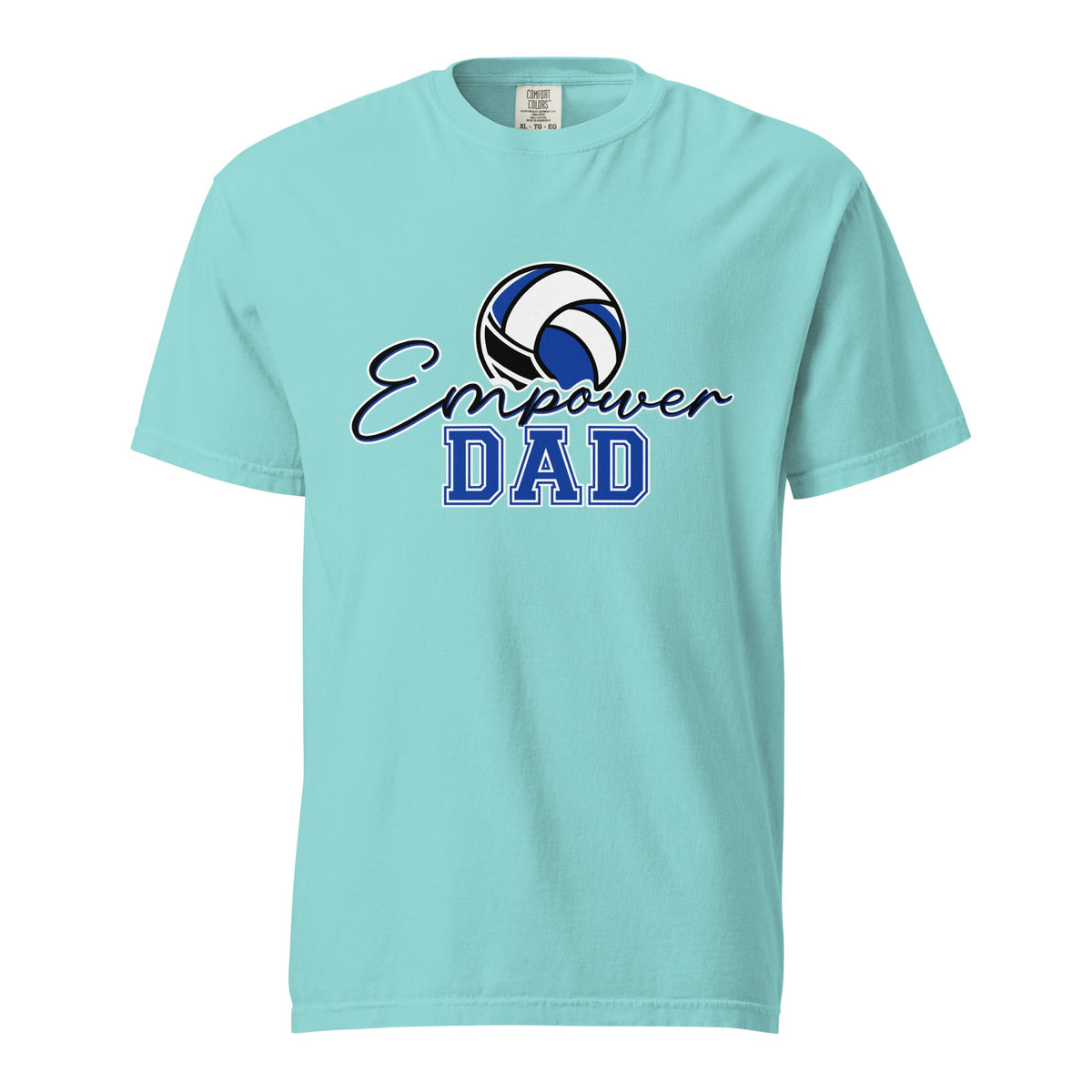 Signature | Comfort Colors T-Shirt | Empower Volleyball Club | Dad Crest Logo