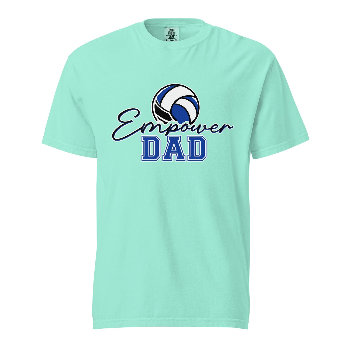 Signature | Comfort Colors T-Shirt | Empower Volleyball Club | Dad Crest Logo