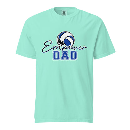 Signature | Comfort Colors T-Shirt | Empower Volleyball Club | Dad Crest Logo