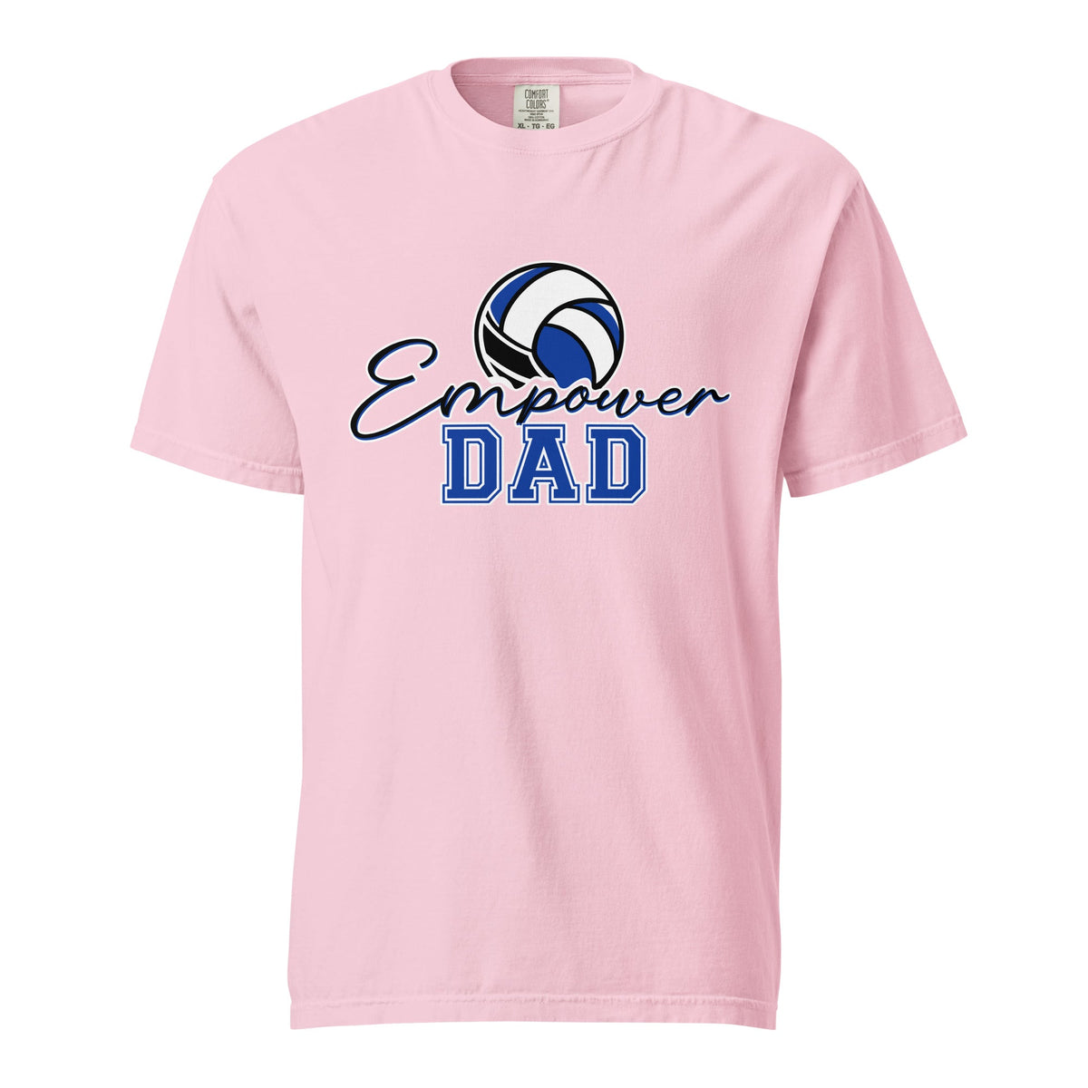 Signature | Comfort Colors T-Shirt | Empower Volleyball Club | Dad Crest Logo