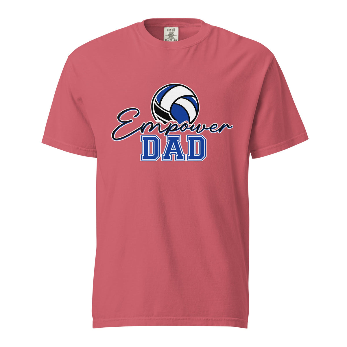 Signature | Comfort Colors T-Shirt | Empower Volleyball Club | Dad Crest Logo