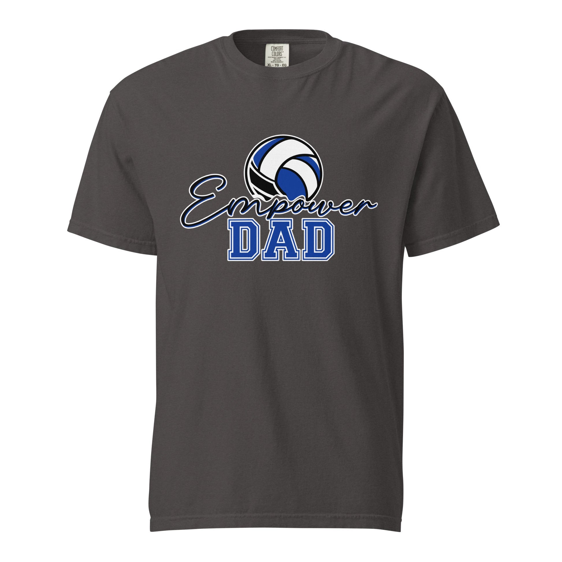 Signature | Comfort Colors T-Shirt | Empower Volleyball Club | Dad Crest Logo