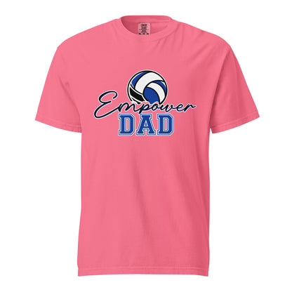 Signature | Comfort Colors T-Shirt | Empower Volleyball Club | Dad Crest Logo