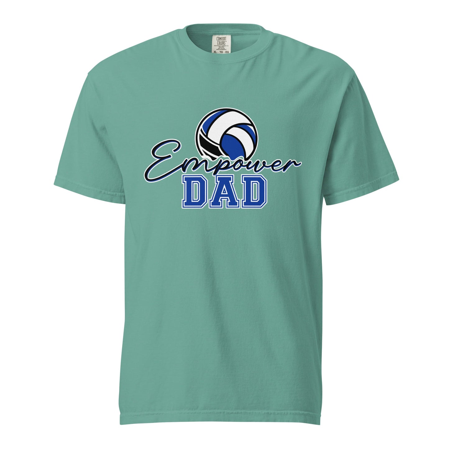 Signature | Comfort Colors T-Shirt | Empower Volleyball Club | Dad Crest Logo