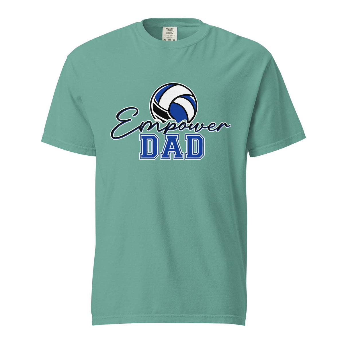 Signature | Comfort Colors T-Shirt | Empower Volleyball Club | Dad Crest Logo