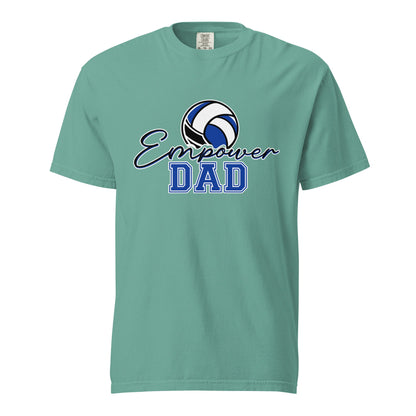 Signature | Comfort Colors T-Shirt | Empower Volleyball Club | Dad Crest Logo
