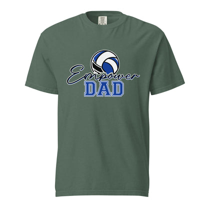 Signature | Comfort Colors T-Shirt | Empower Volleyball Club | Dad Crest Logo