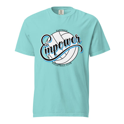 Signature | Comfort Colors T-Shirt | Empower Volleyball Club | Emblem Logo