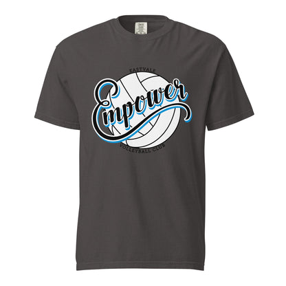 Signature | Comfort Colors T-Shirt | Empower Volleyball Club | Emblem Logo