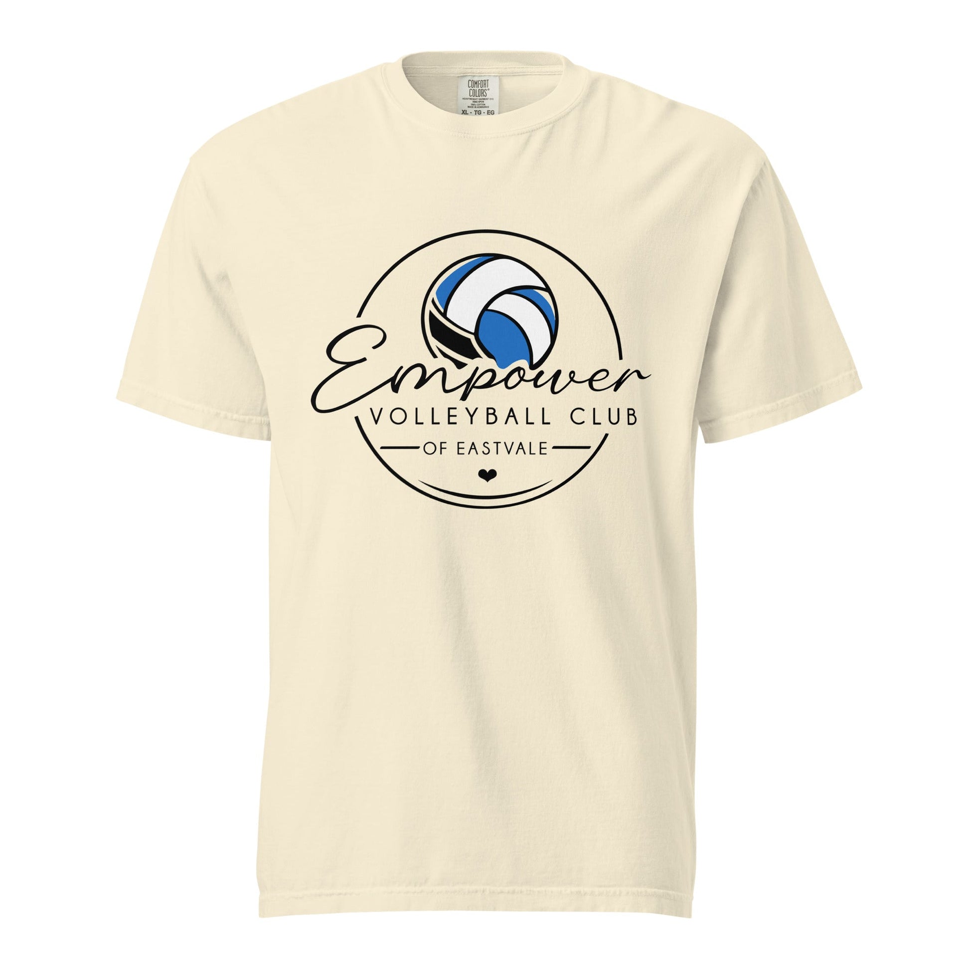 Signature | Comfort Colors T-Shirt | Empower Volleyball Club | Icon Logo