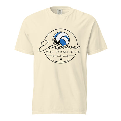 Signature | Comfort Colors T-Shirt | Empower Volleyball Club | Icon Logo