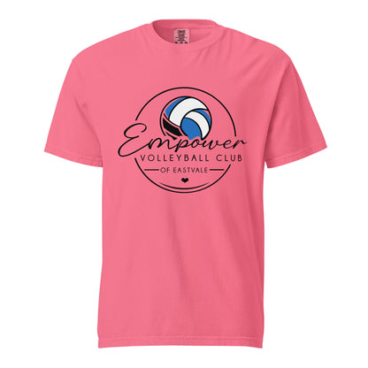 Signature | Comfort Colors T-Shirt | Empower Volleyball Club | Icon Logo