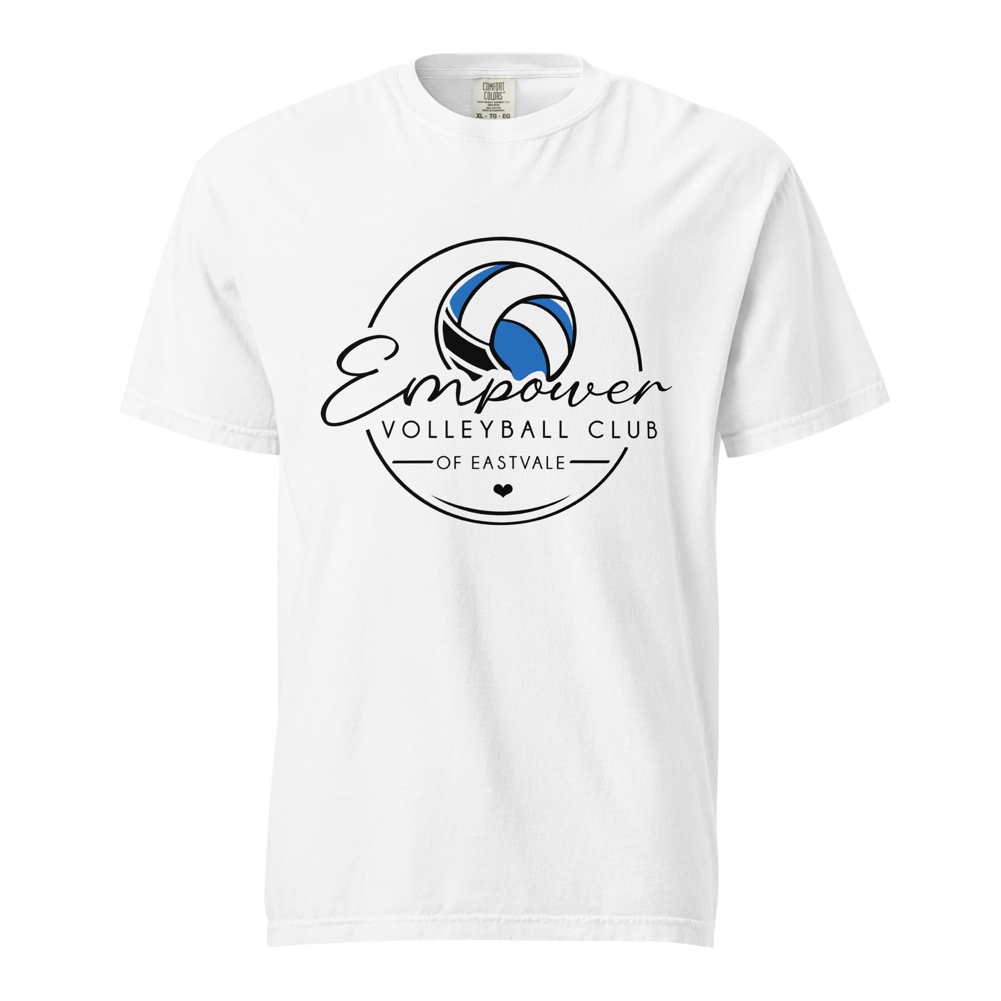 Signature | Comfort Colors T-Shirt | Empower Volleyball Club | Icon Logo