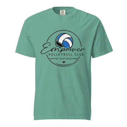 Signature | Comfort Colors T-Shirt | Empower Volleyball Club | Icon Logo