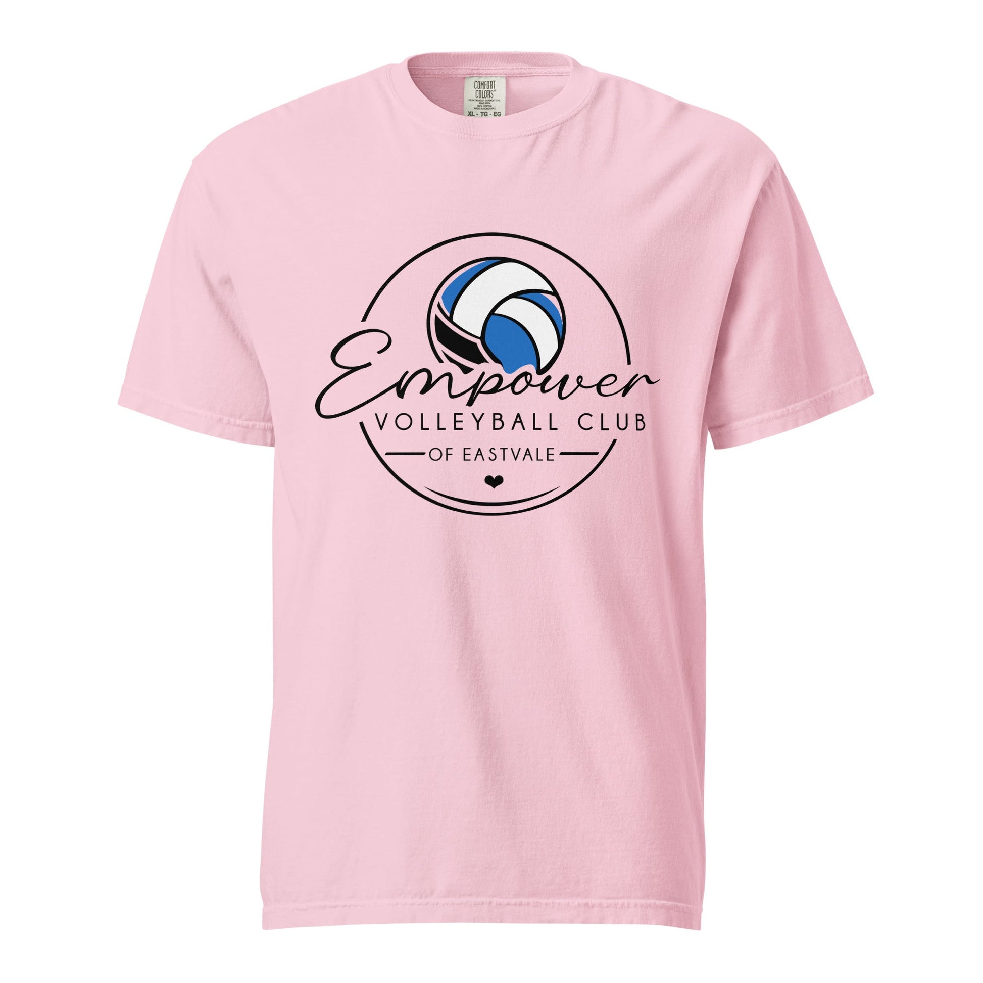 Signature | Comfort Colors T-Shirt | Empower Volleyball Club | Icon Logo