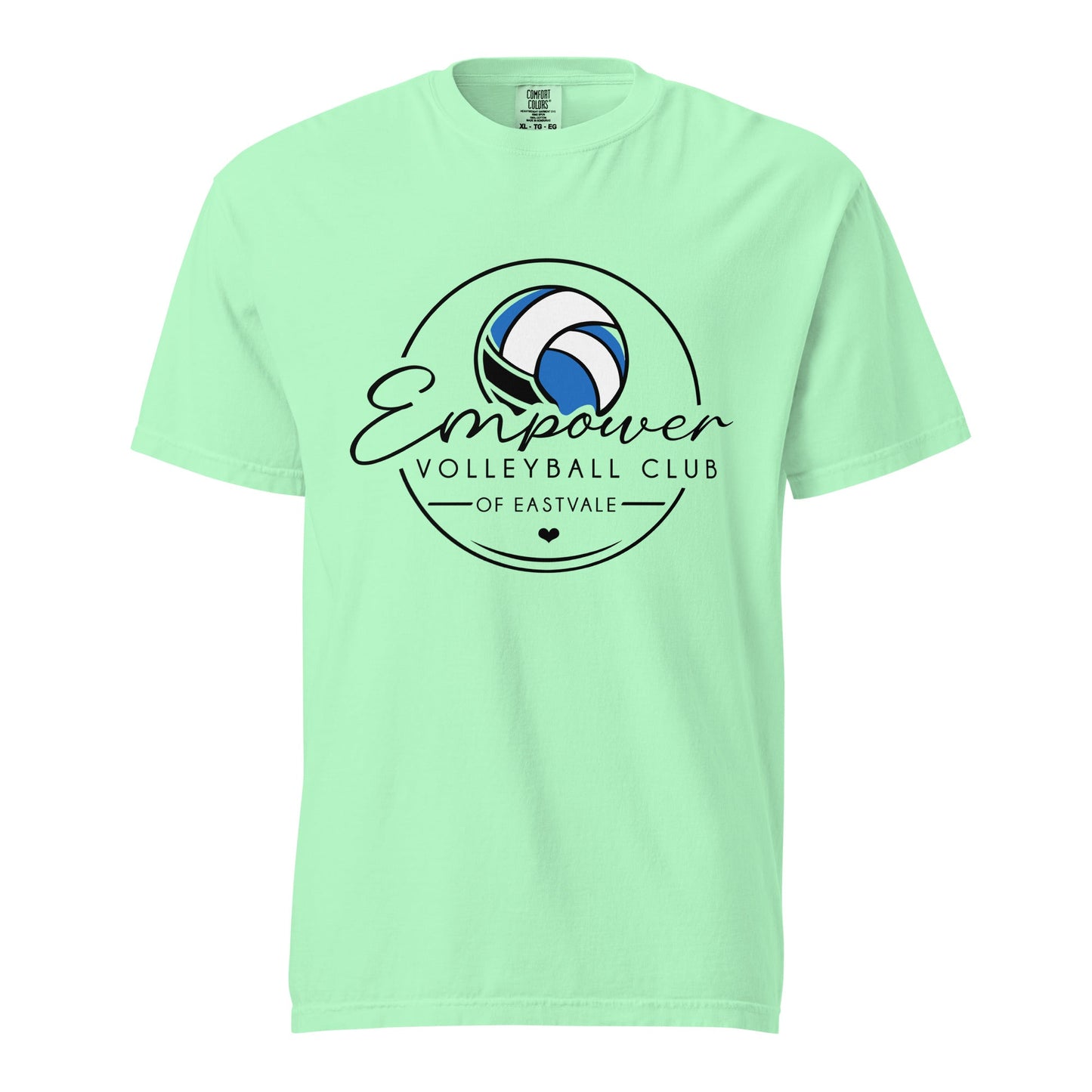 Signature | Comfort Colors T-Shirt | Empower Volleyball Club | Icon Logo